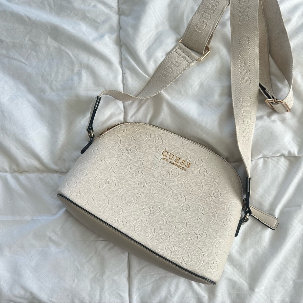 GUESS Cream Crossbody Bag